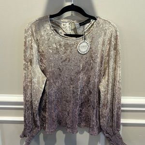 Purple Ombré with Puffed Sleeves